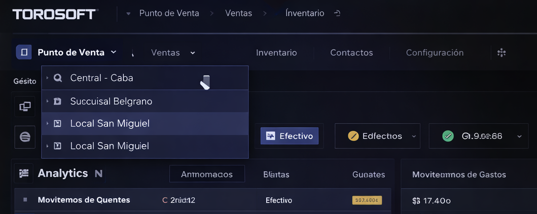 Operación multi-tienda